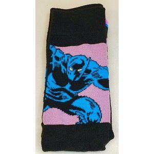 Disney Anime Socks Avengers Marvel Cartoon Figure Black Panther NEW - WOT